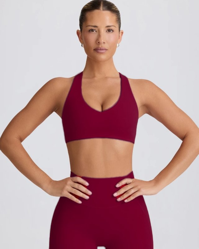 High-Rise Brushed Color-Block Bike Shorts — yoga sets development style SD-0243